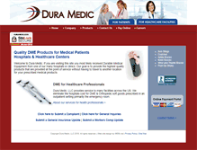 Tablet Screenshot of duramedic.com